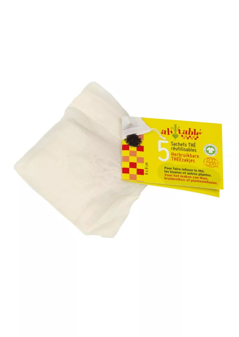Sachet à thé coton bio