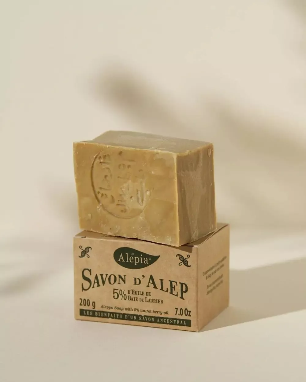 Savon d'Alep Alepia - 5% Laurier - 200g