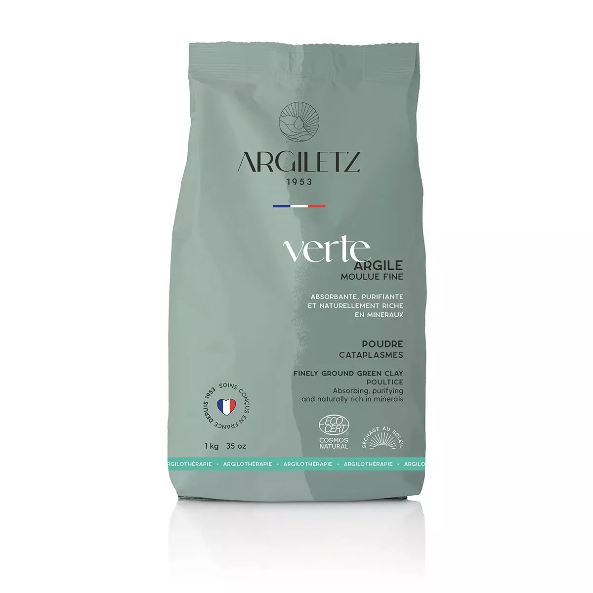 Argile verte moulue fine - 1kg