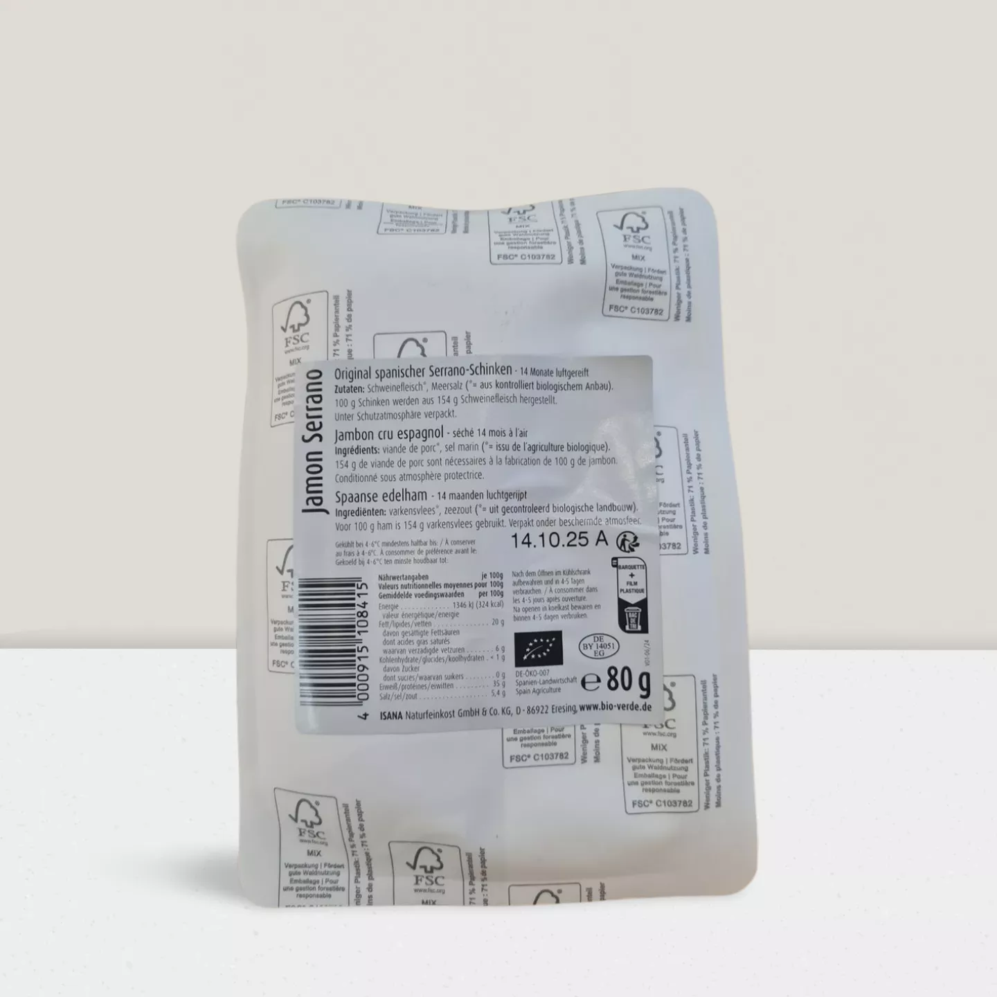 Jambon serrano 80g
