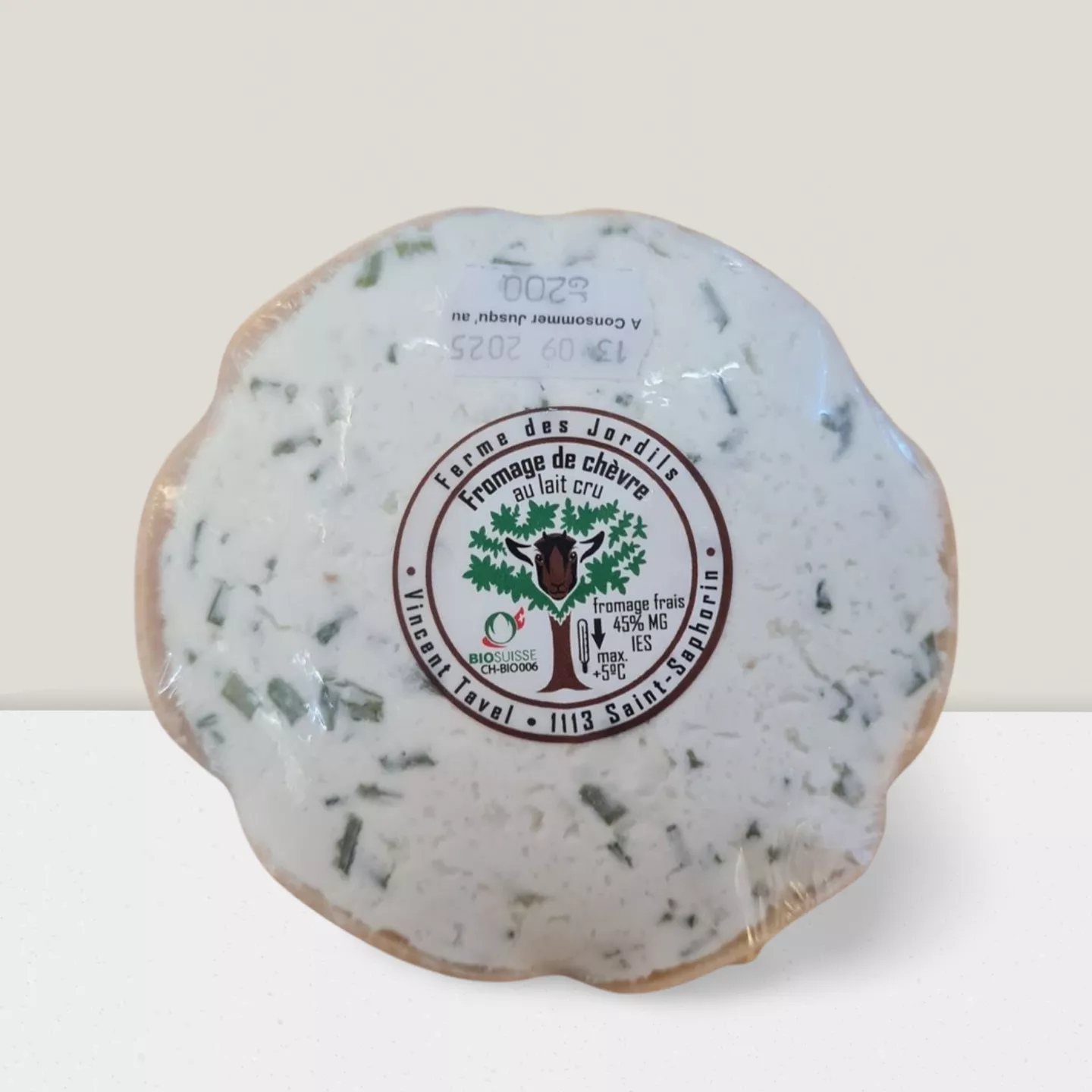 Fromage frais de chèvre aux herbes 100g
