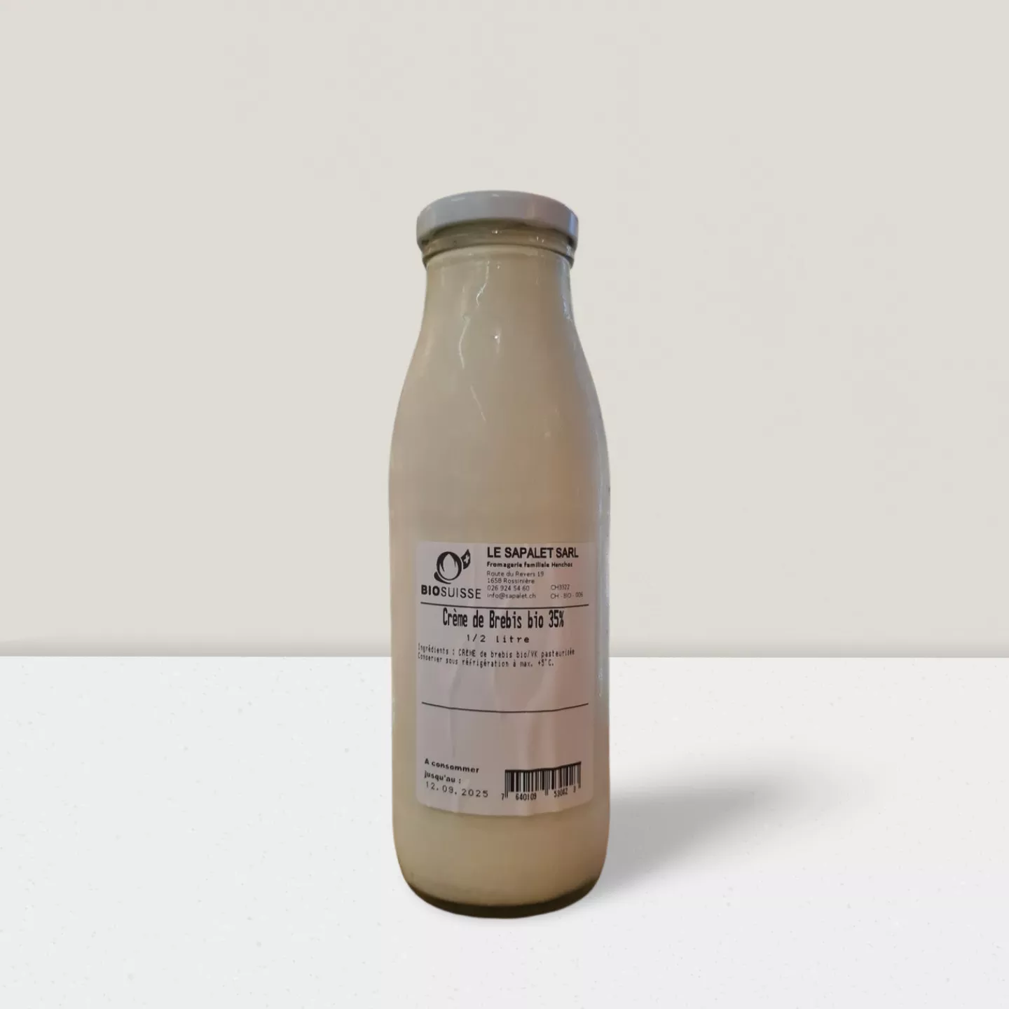 Crème de Brebis bouteille 1.2dl