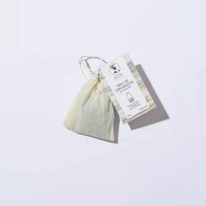 Trio de céramique filtrantes- purifiante - minéralisante