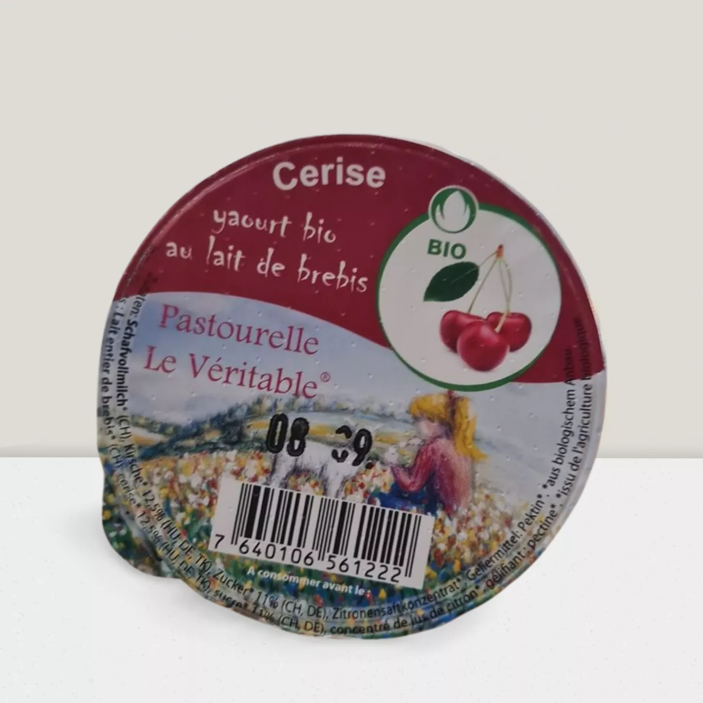 Yaourt cerise bi-couche BIO 125g