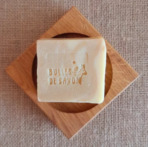 Savon Que du Bonheur - Lait d'Anesse : HE lemongrass, Argile Jaune & Calendula - 100g