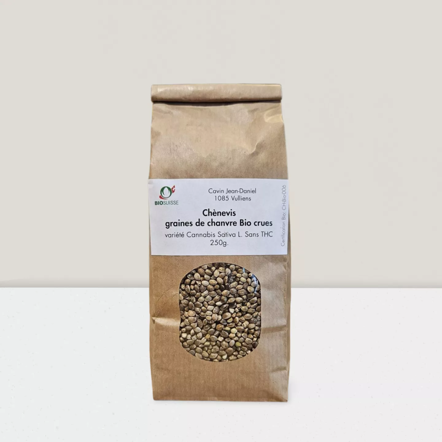 Chènevis - graines de chanvre 250g