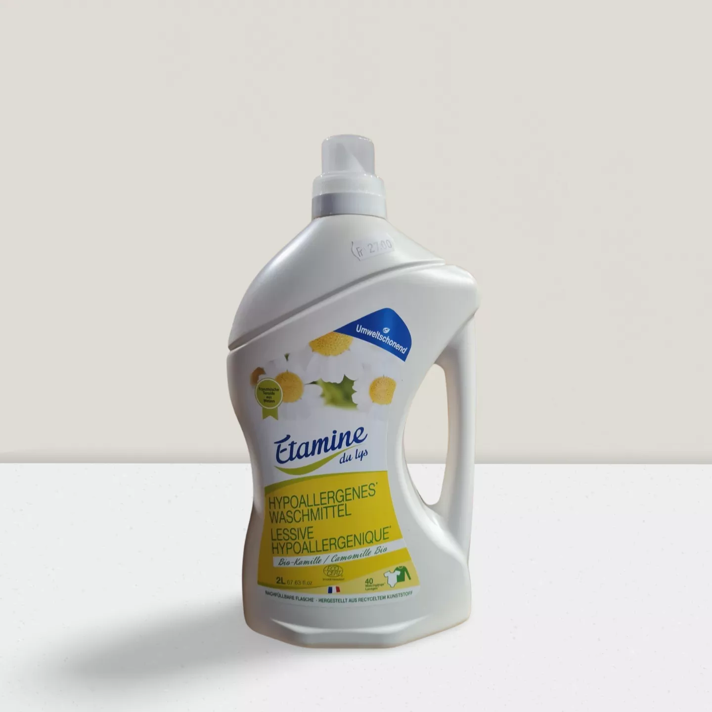 Lessive Hypoallergenique Camomille Bio 2 Lt