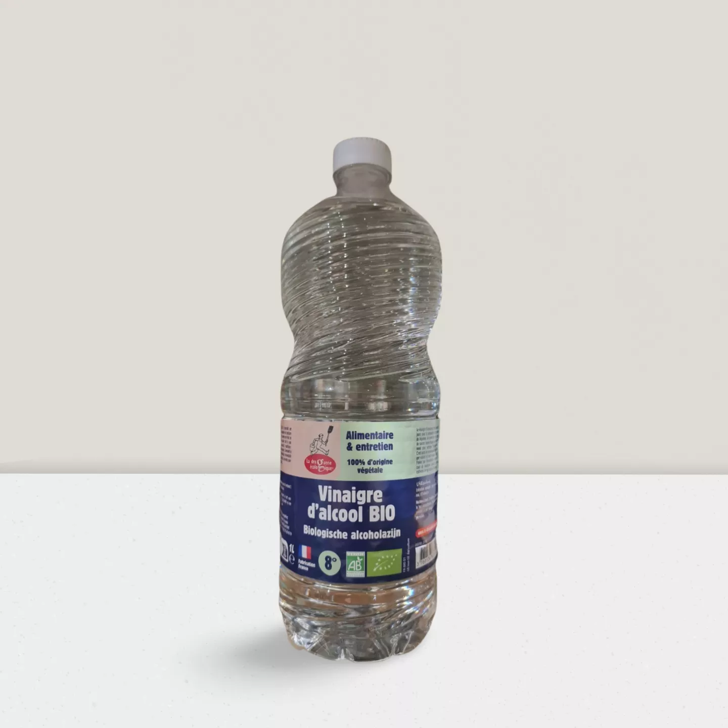 Vinaigre d'alcool Bio 8% 1L