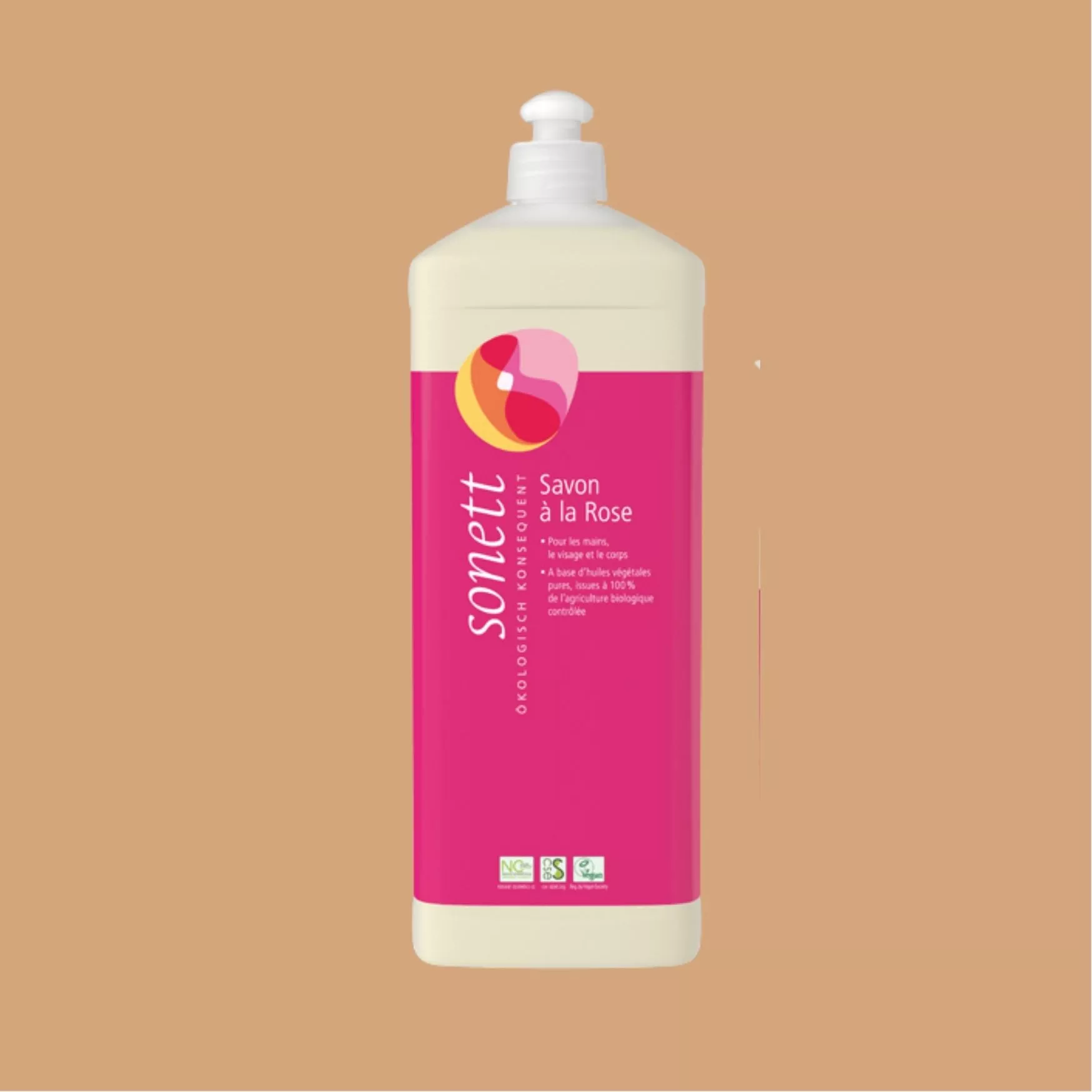 Savon mains à la Rose - 1L