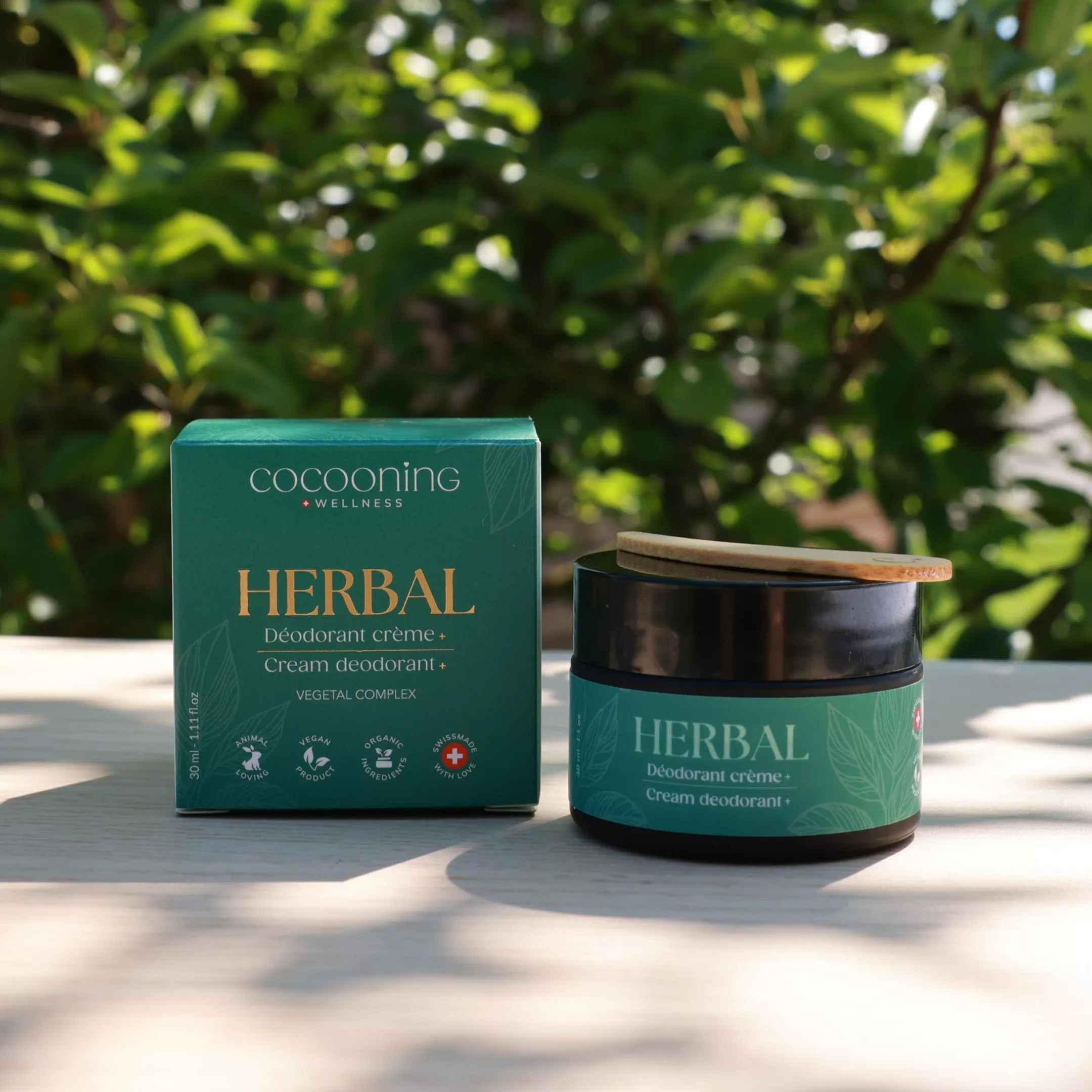 Déodorant crème+ : Herbal - 30ml