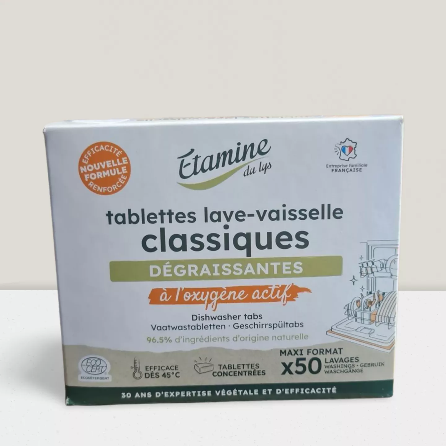 Tablette Lave-Vaisselle classiques 50pces