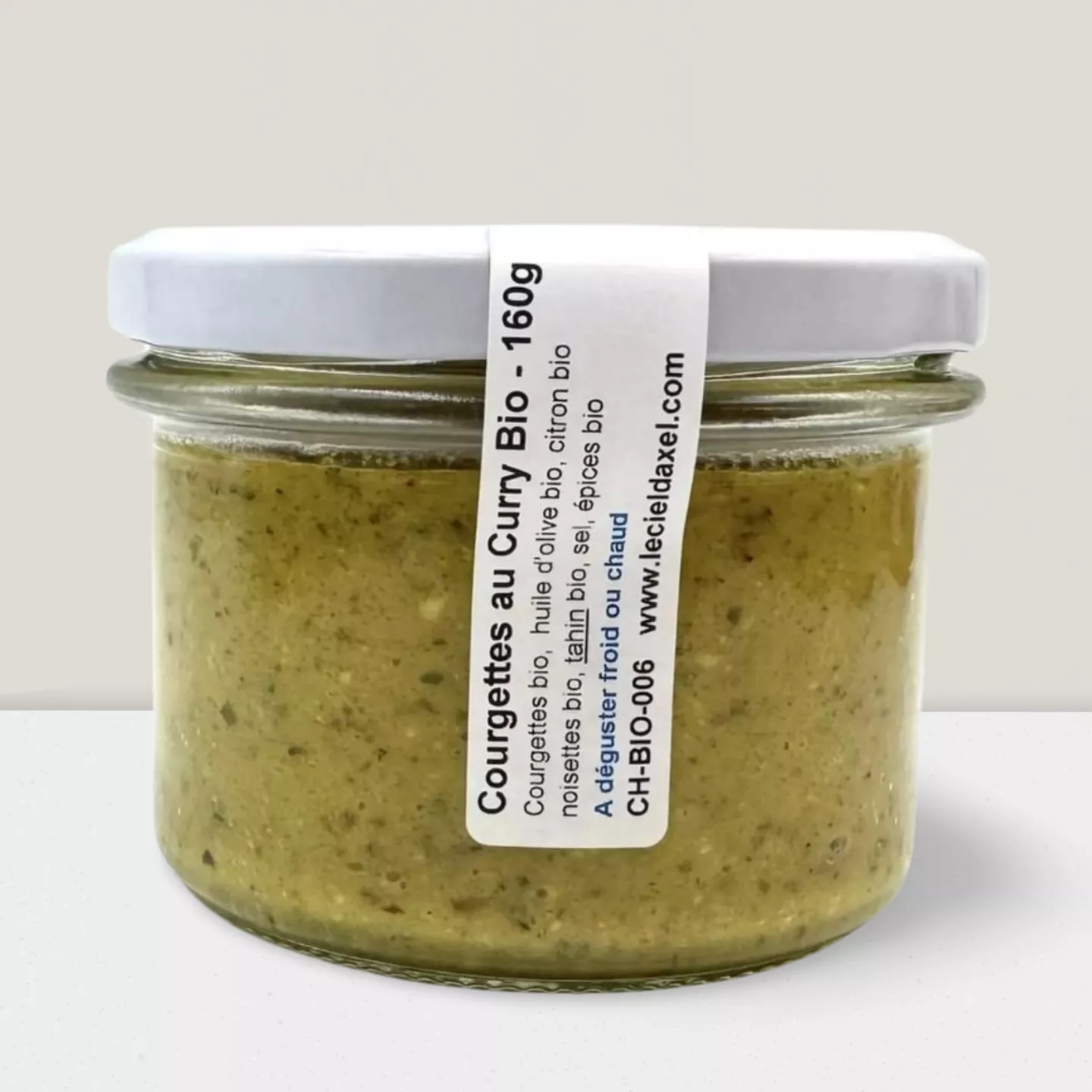 Houmous Courgettes Noisettes curry - 160gr