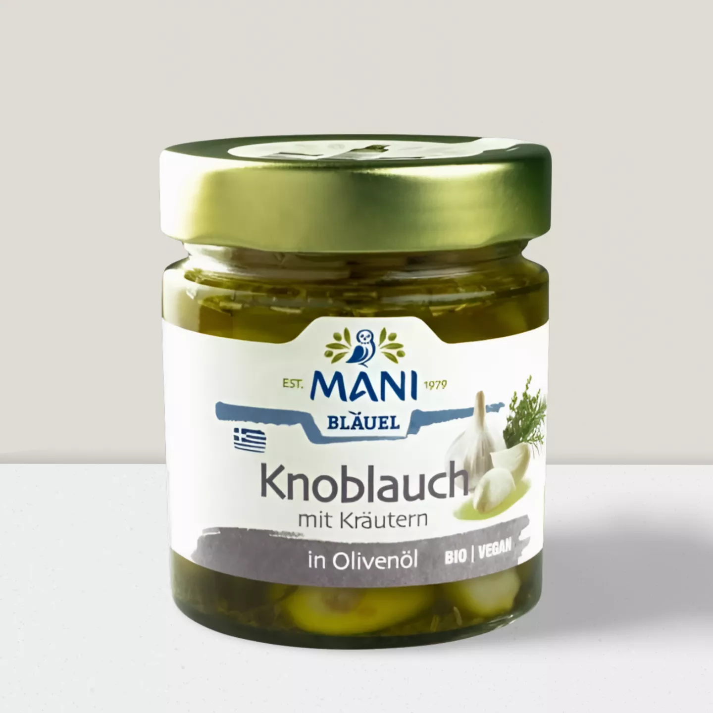 Ail dans l'huile d'olive - 185gr