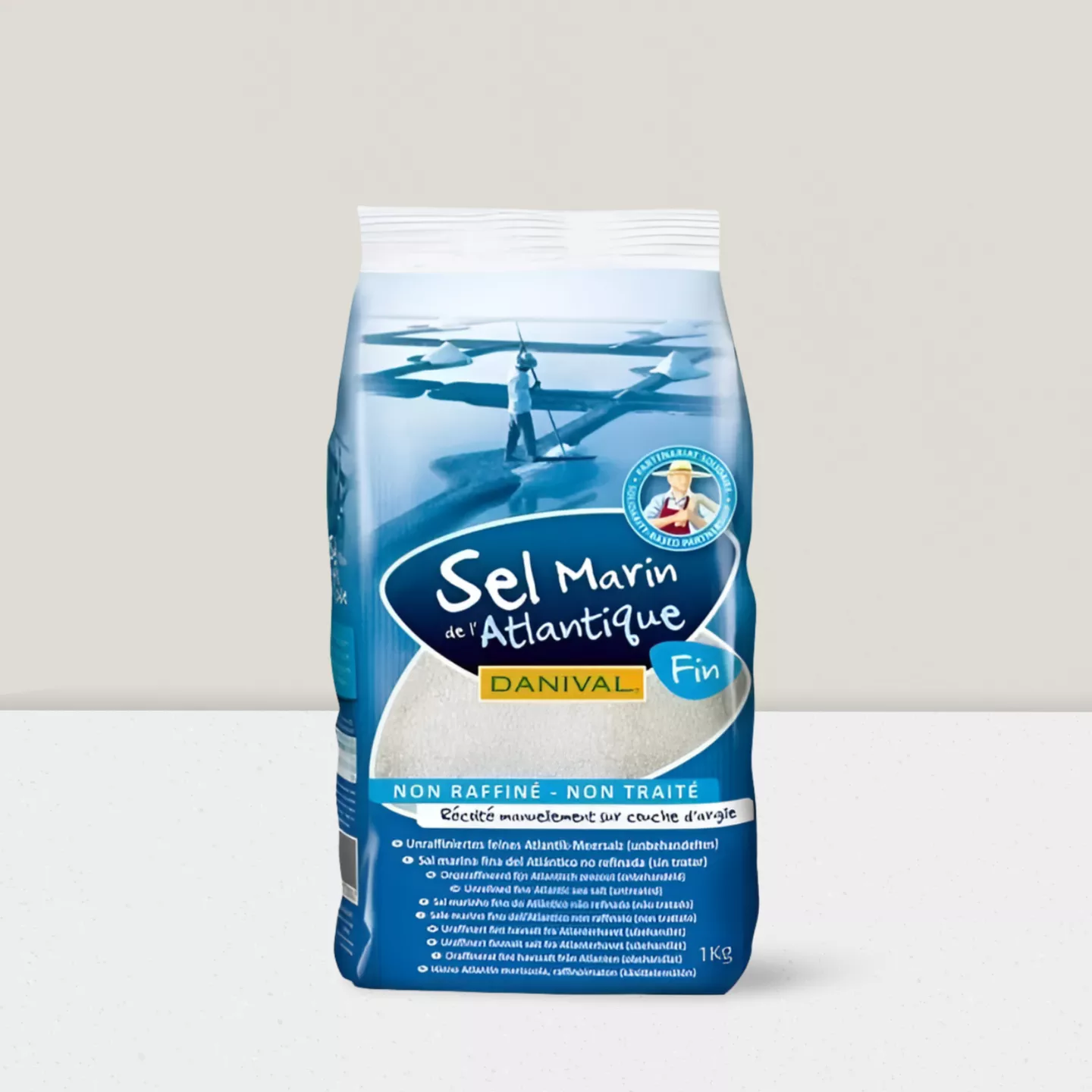Sel fin 1kg de l'Atlantique