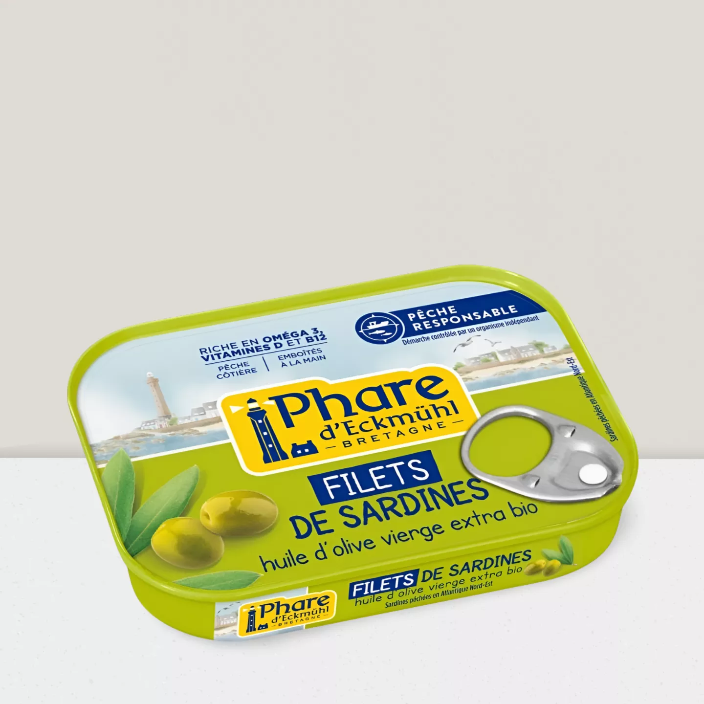 Filets de sardines à l'huile d'olive - boîte 100g