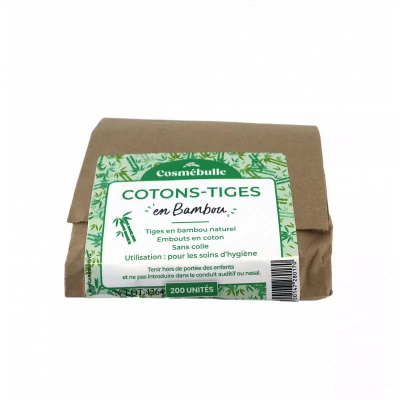 Cotons Tiges - Bambou - 200 pièces