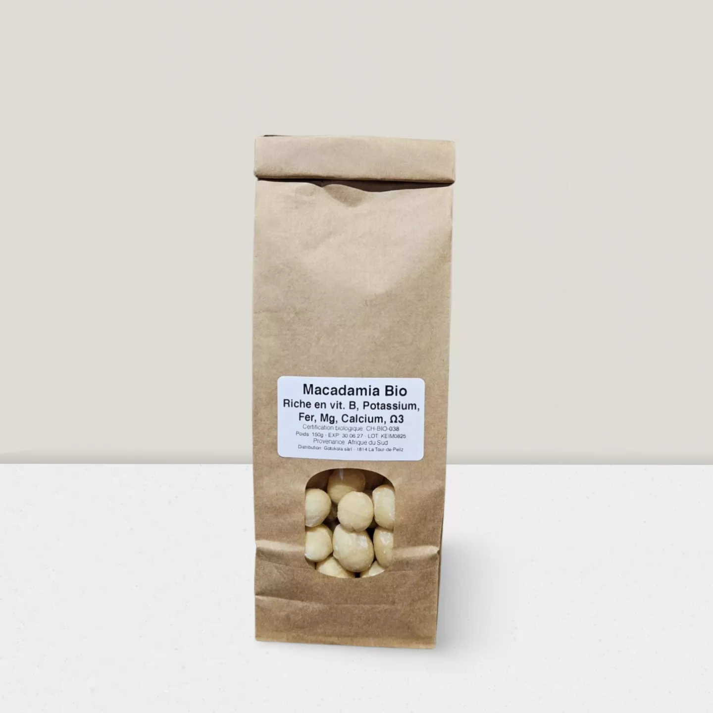 Noix de Macadamia RAW 150gr