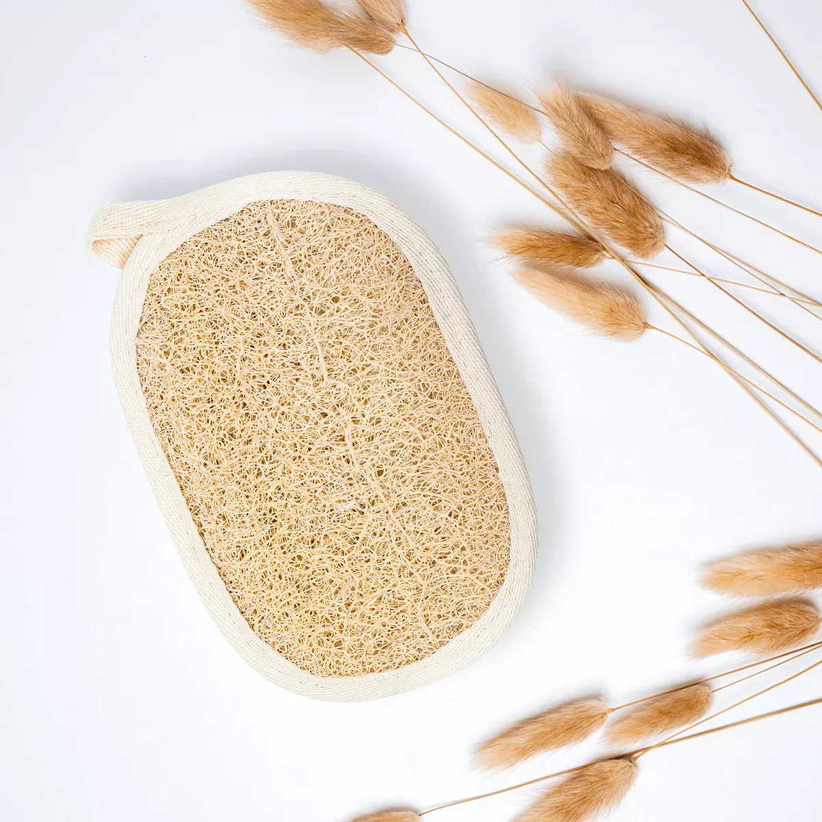 Coussin de massage en luffa & coton