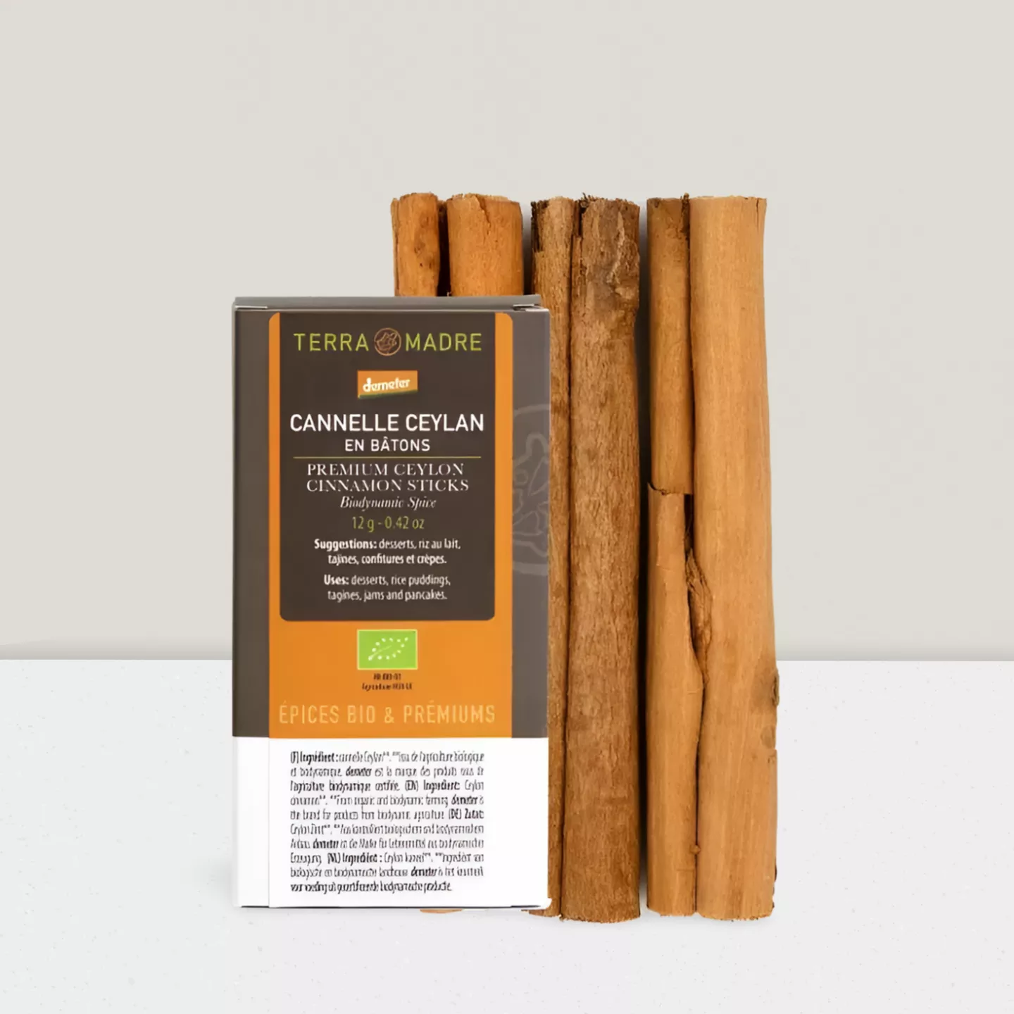 Cannelle de Ceylan en bâtons 12g