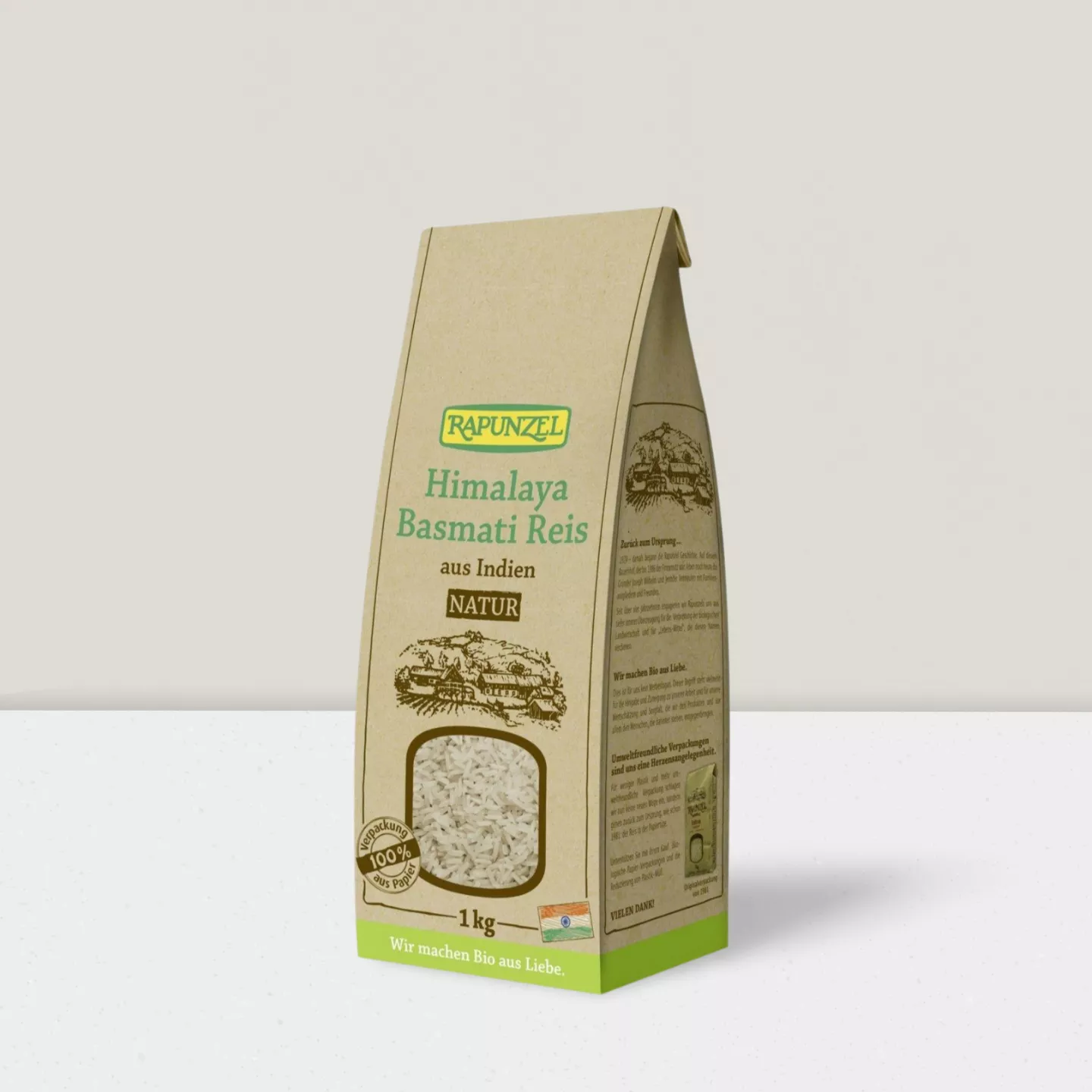 Riz Basmati, Rapunzel- sachet 1kg