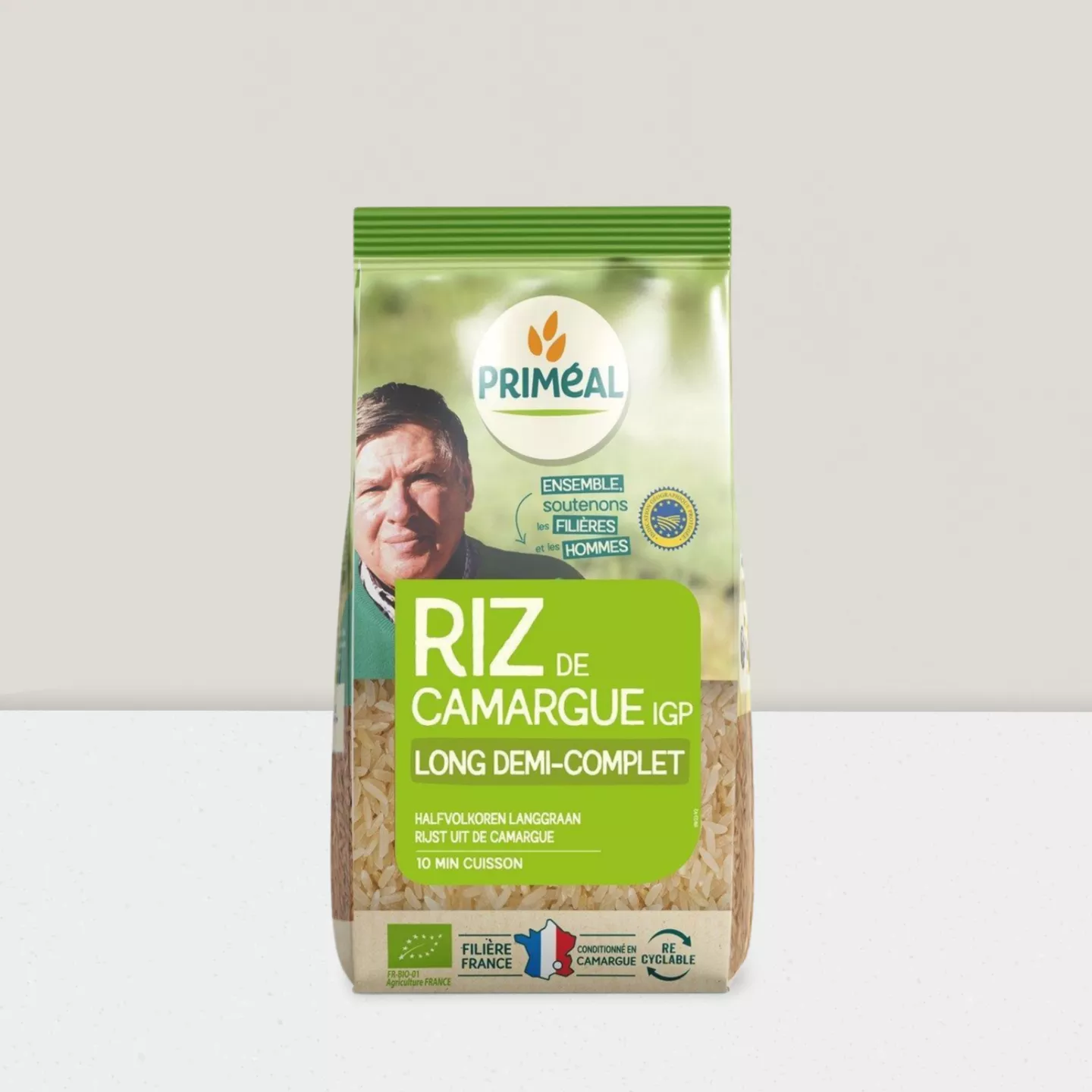Riz long demi-complet de Camargue - 500g