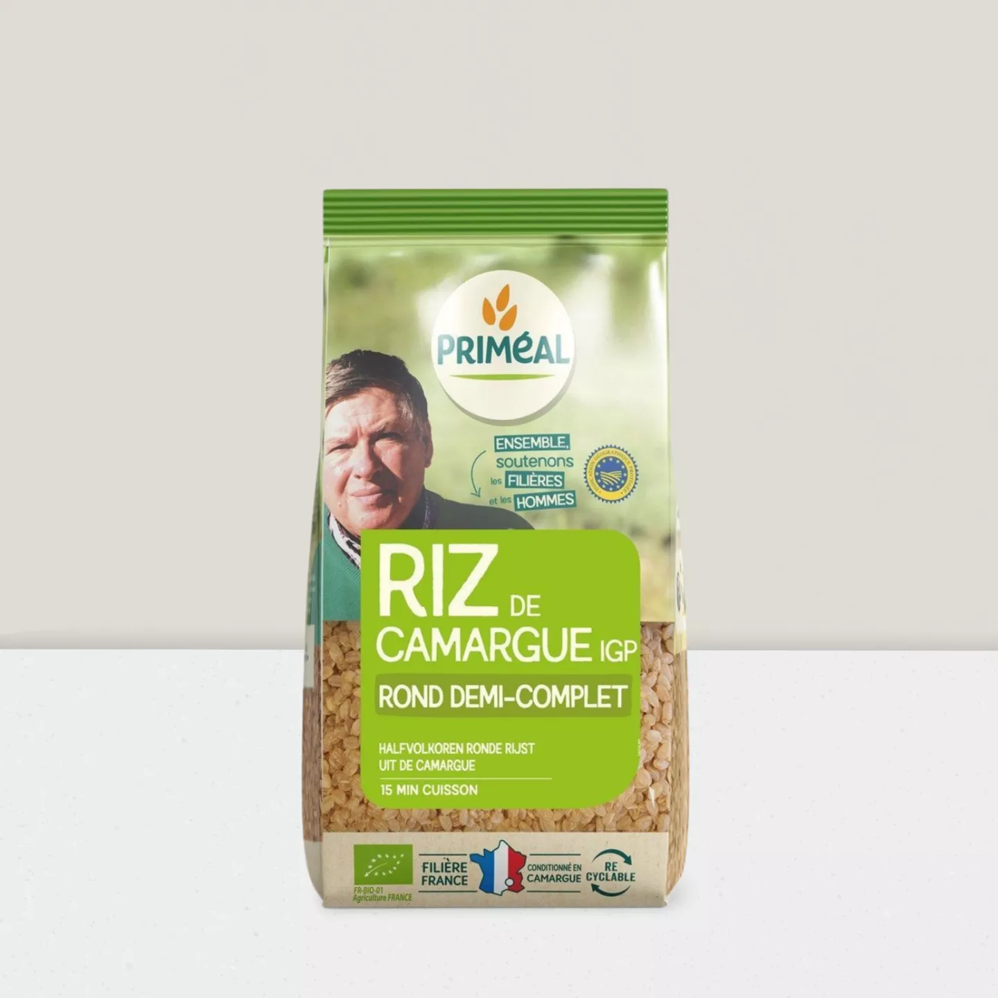Riz rond demi-complet de Camargue 500gr