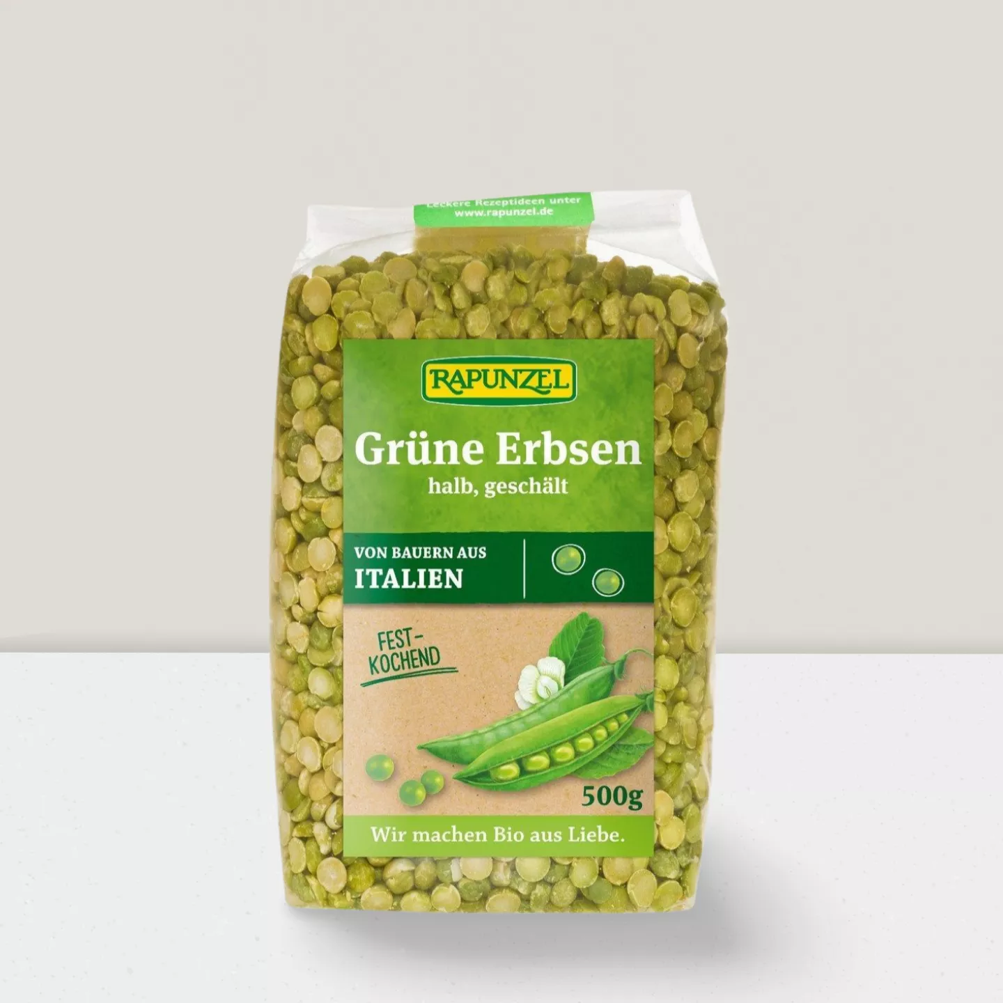 Pois verts (moitie) - sachet 500g