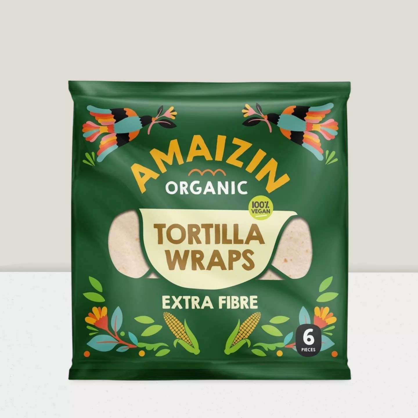 Tortillas de farine de blé au son de blé 240gr