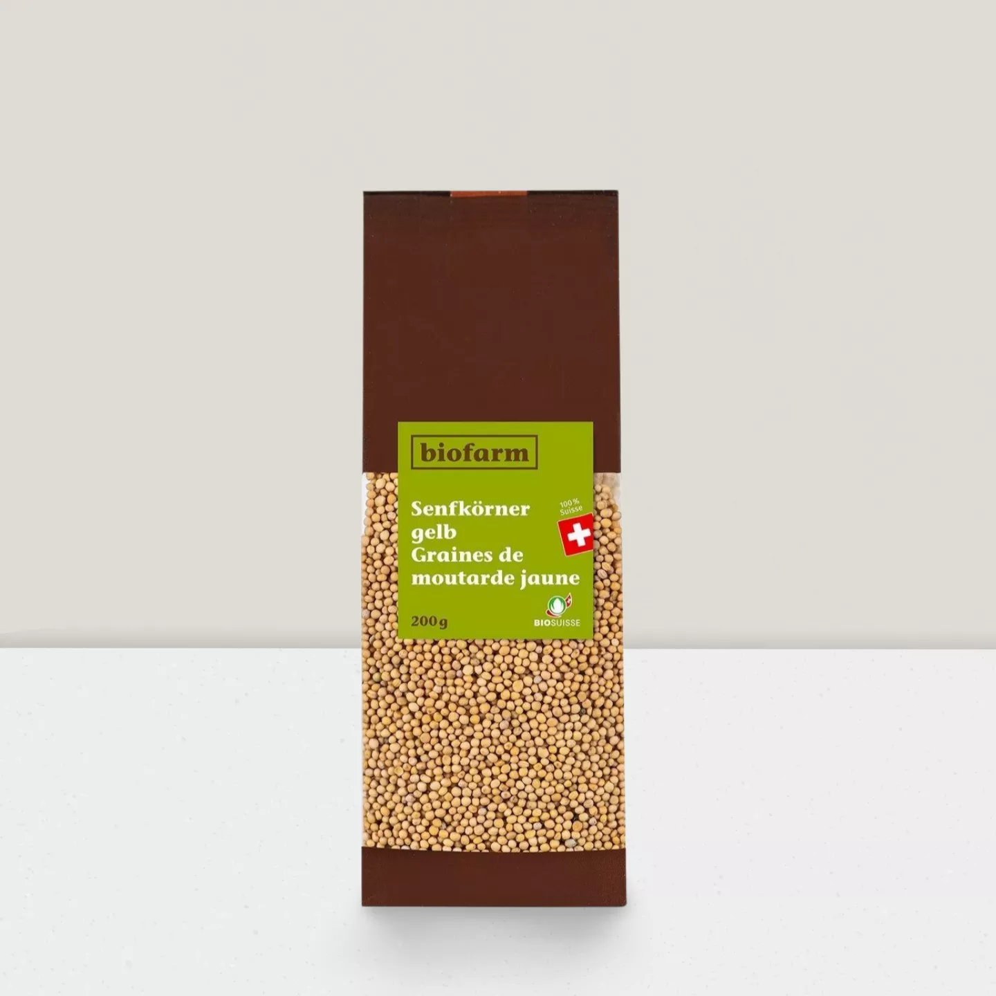 Graines de moutarde jaune bourgeon CH 200g