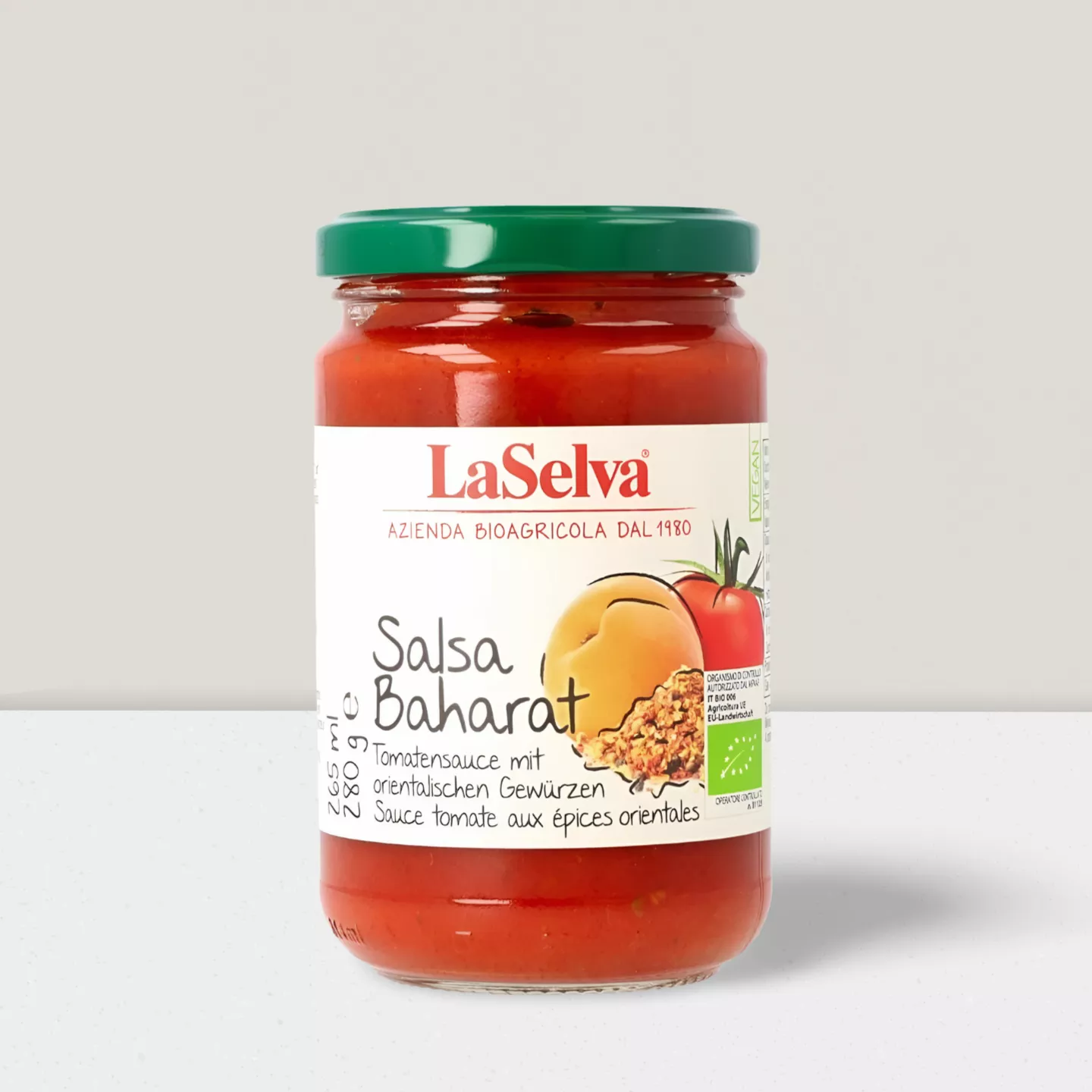 Sauce tomates aux épices 280g