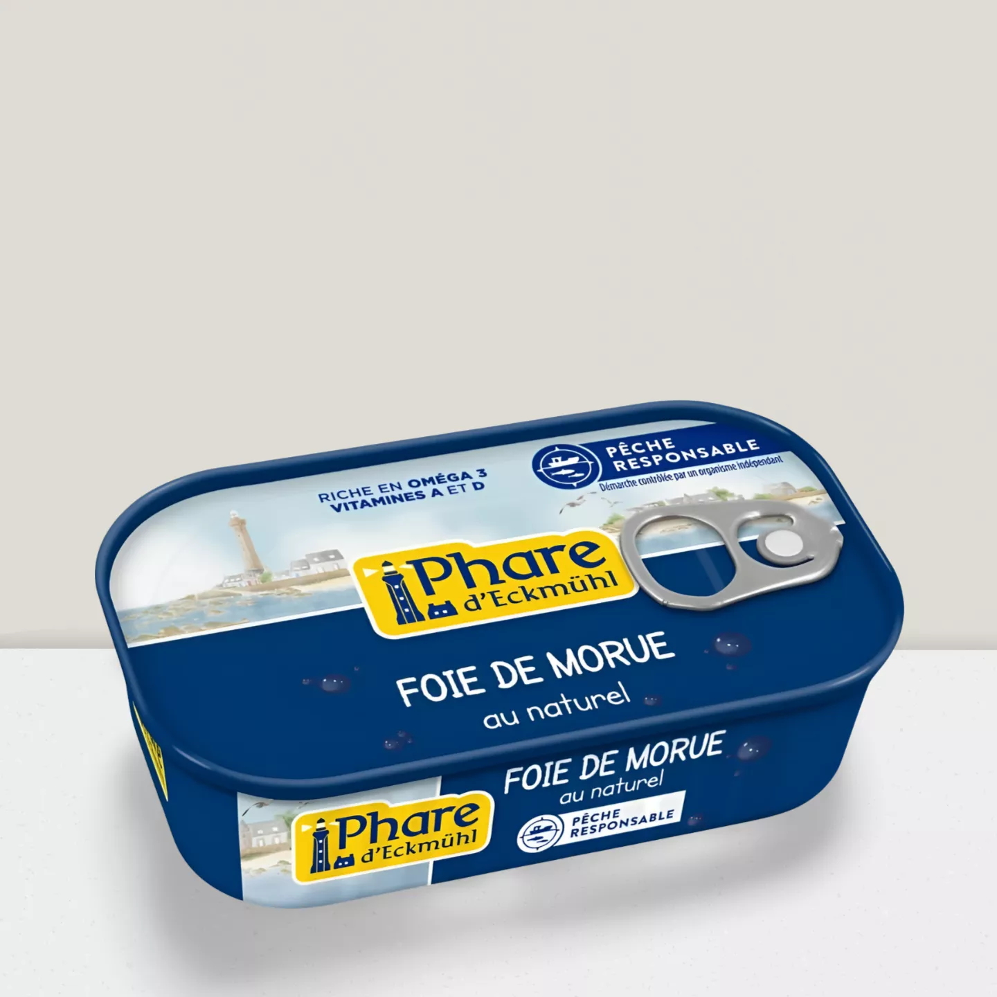 Foie de mourue au naturel - 121g