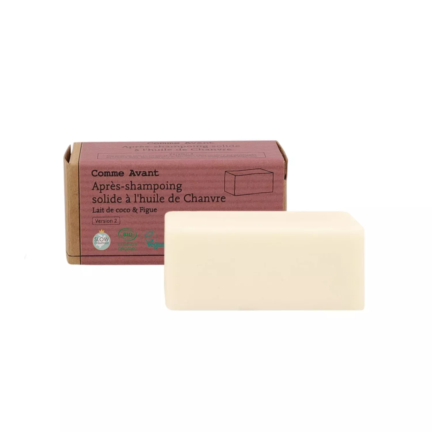 Après-shampoing solide : Figue & lait de coco - 45g