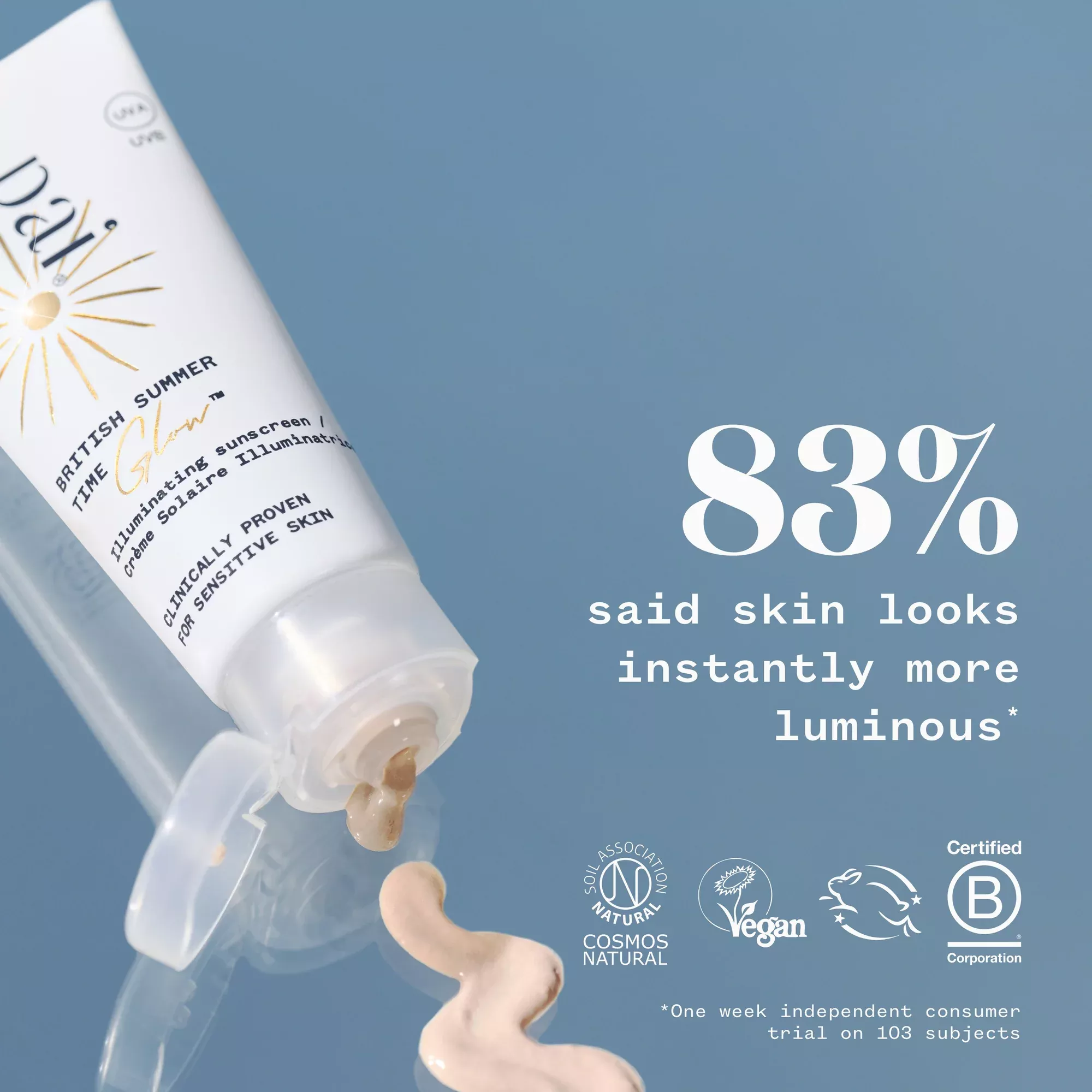 Crème solaire illuminatrice - Glow - 40ml