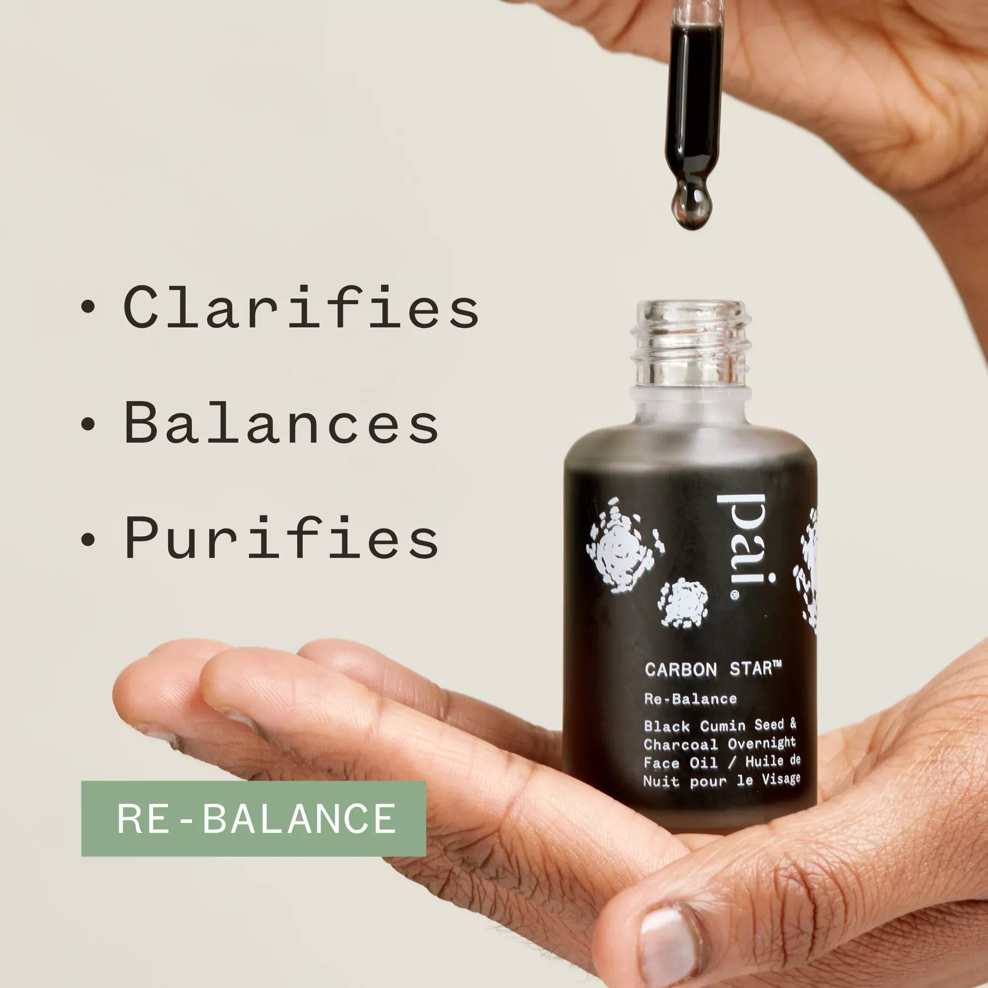 Carbon Star - Huile de nuit Re-balance - 30ml