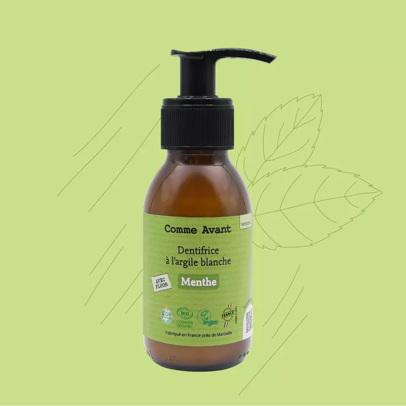 Dentifrice à l'argile blanche - Menthe - 90ml