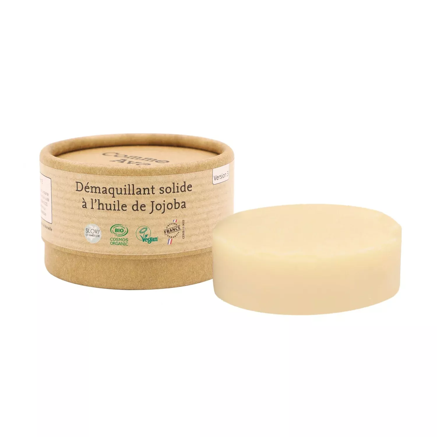 Démaquillant solide - Huile de jojoba - 40g