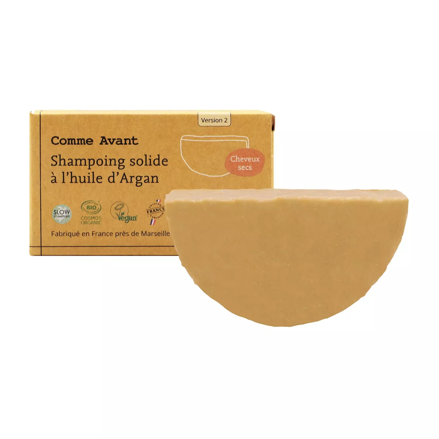 Shampoing solide - Cheveux secs - 70g
