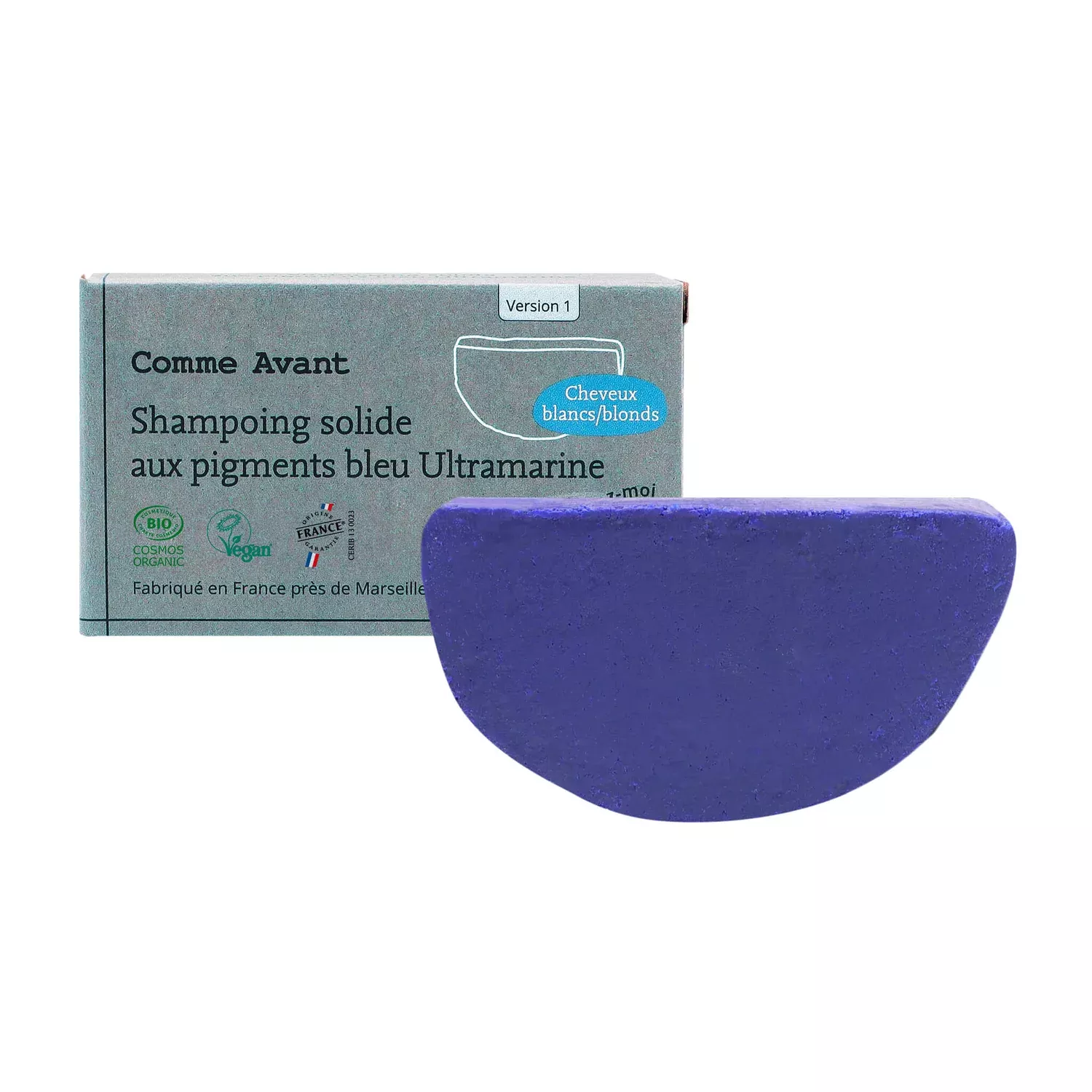 Shampoing solide - Cheveux blancs/blonds - 70g