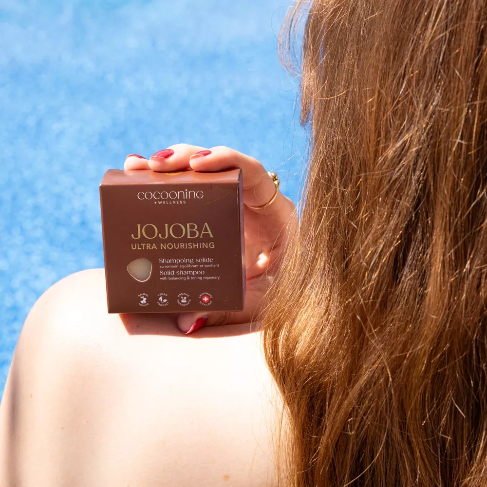 Shampoing solide équilibrant à l'huile de jojoba - 80g