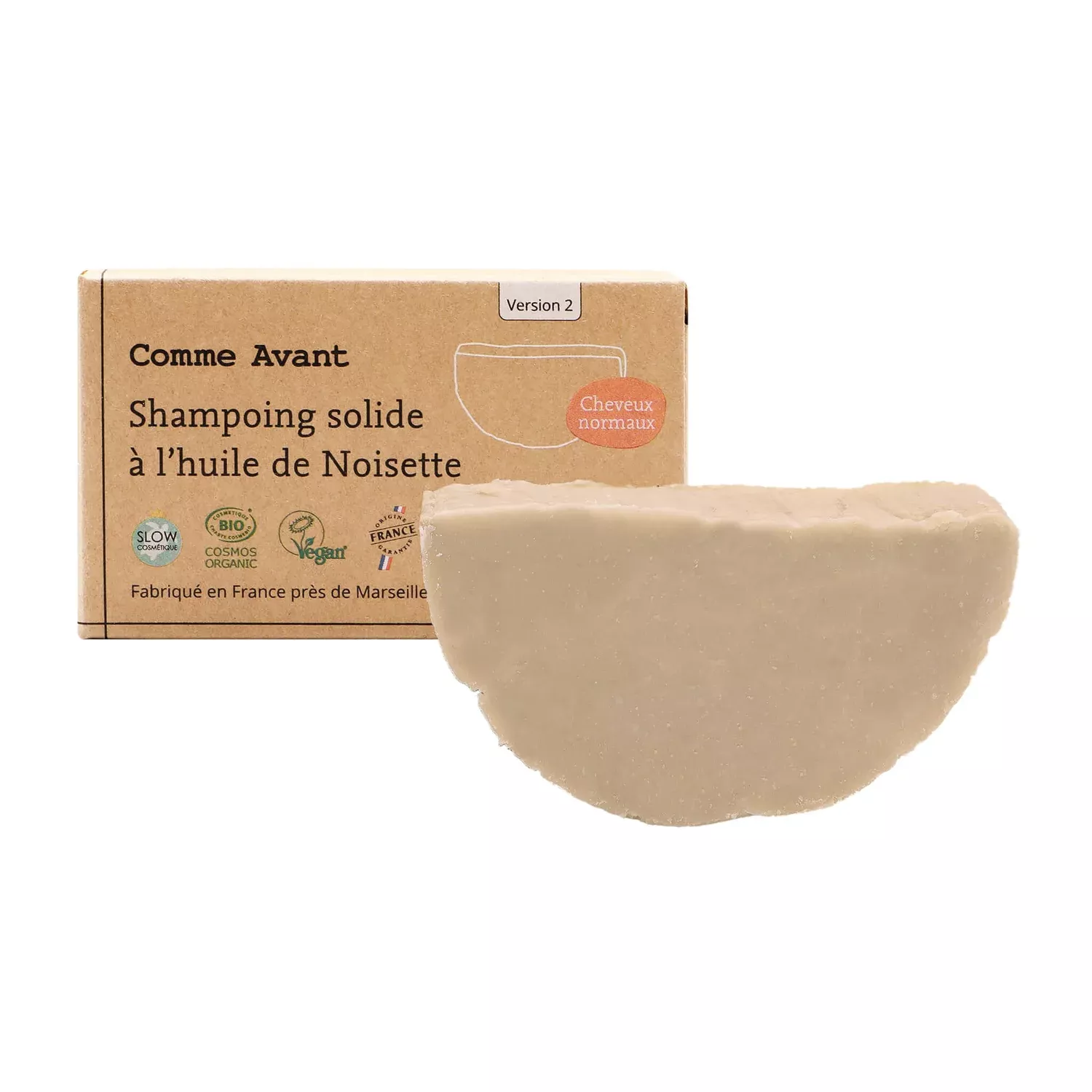 Shampoing solide - Cheveux normaux - 70g