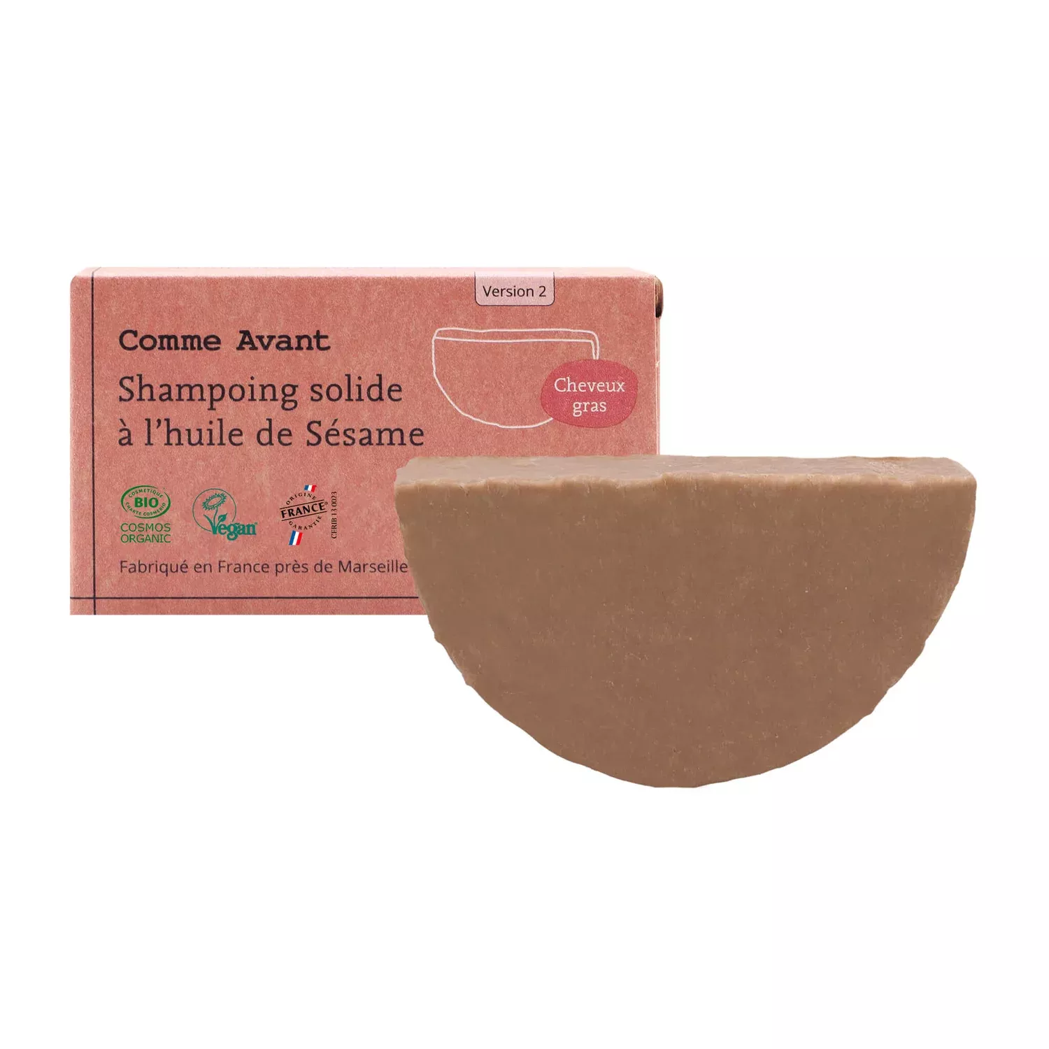 Shampoing solide - Cheveux gras - 70g
