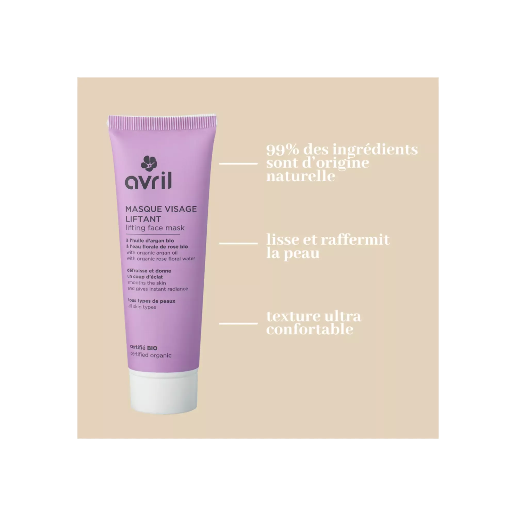 Masque visage liftant - 50ml