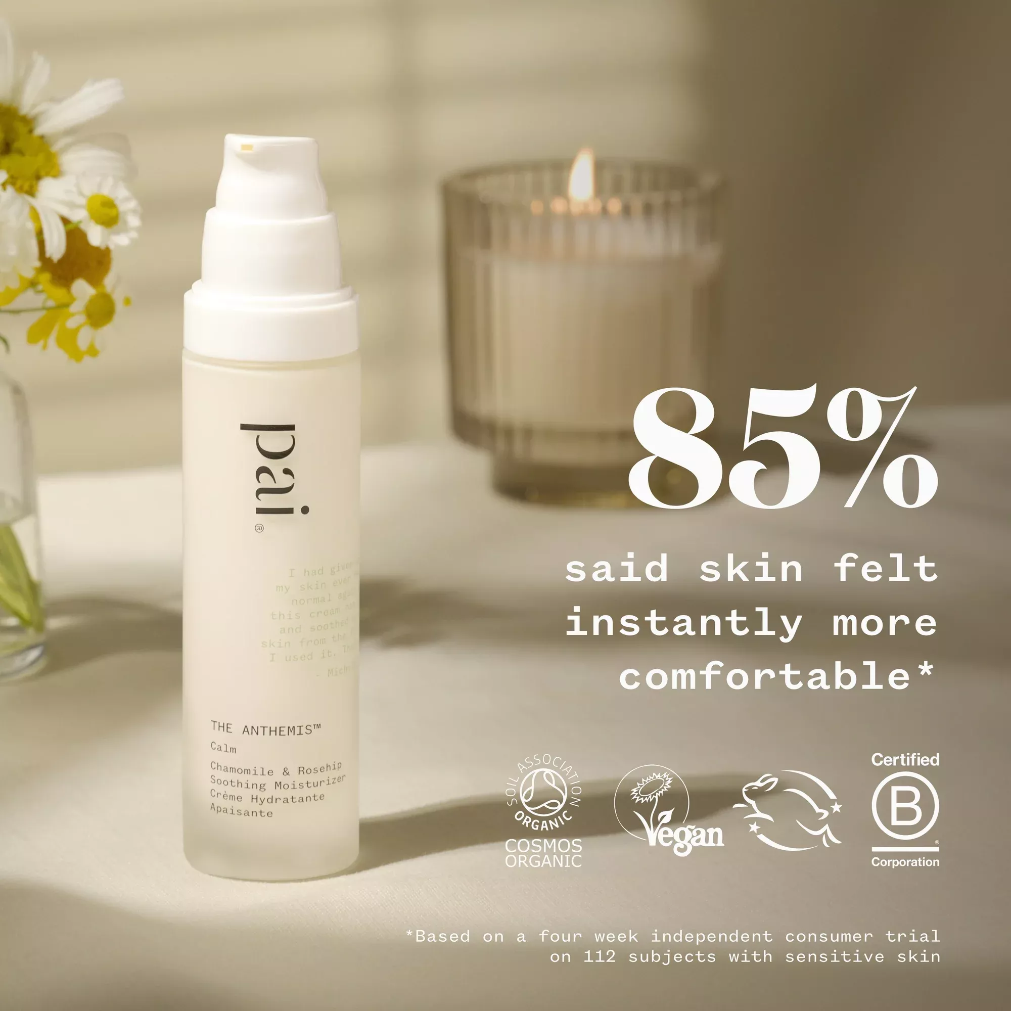 The Anthemis - Crème de jour apaisante Camomille & Rosier sauvage - 50ml