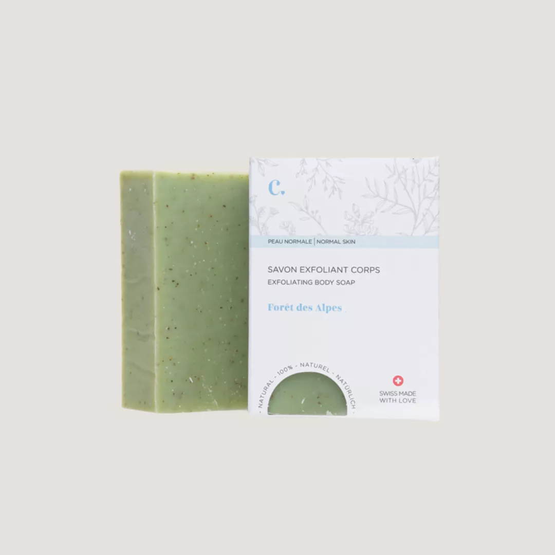 Savon exfoliant - Forêt des Alpes - 100g