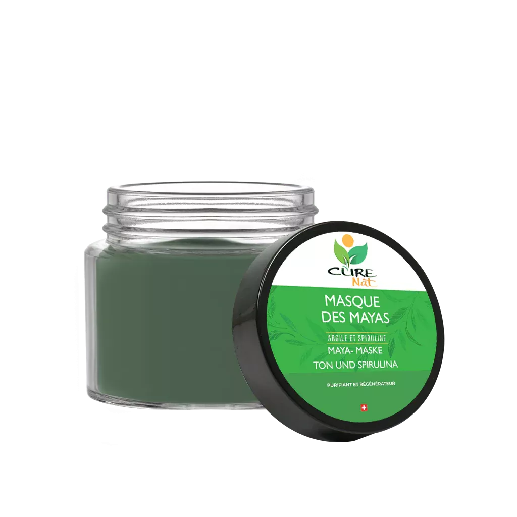 Masque Visage des Mayas - Argile et Spiruline - 150g