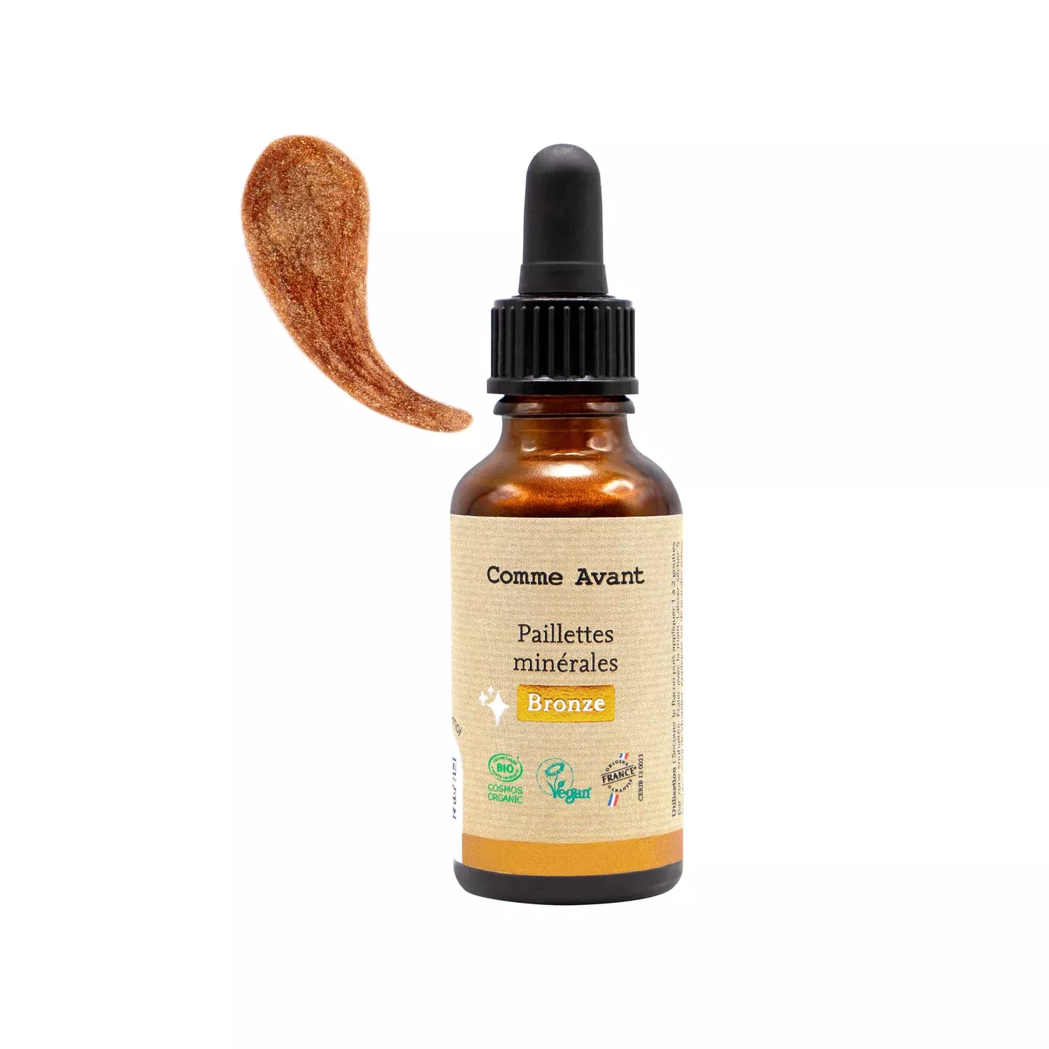 Paillettes minérales - Bronze - 30ml
