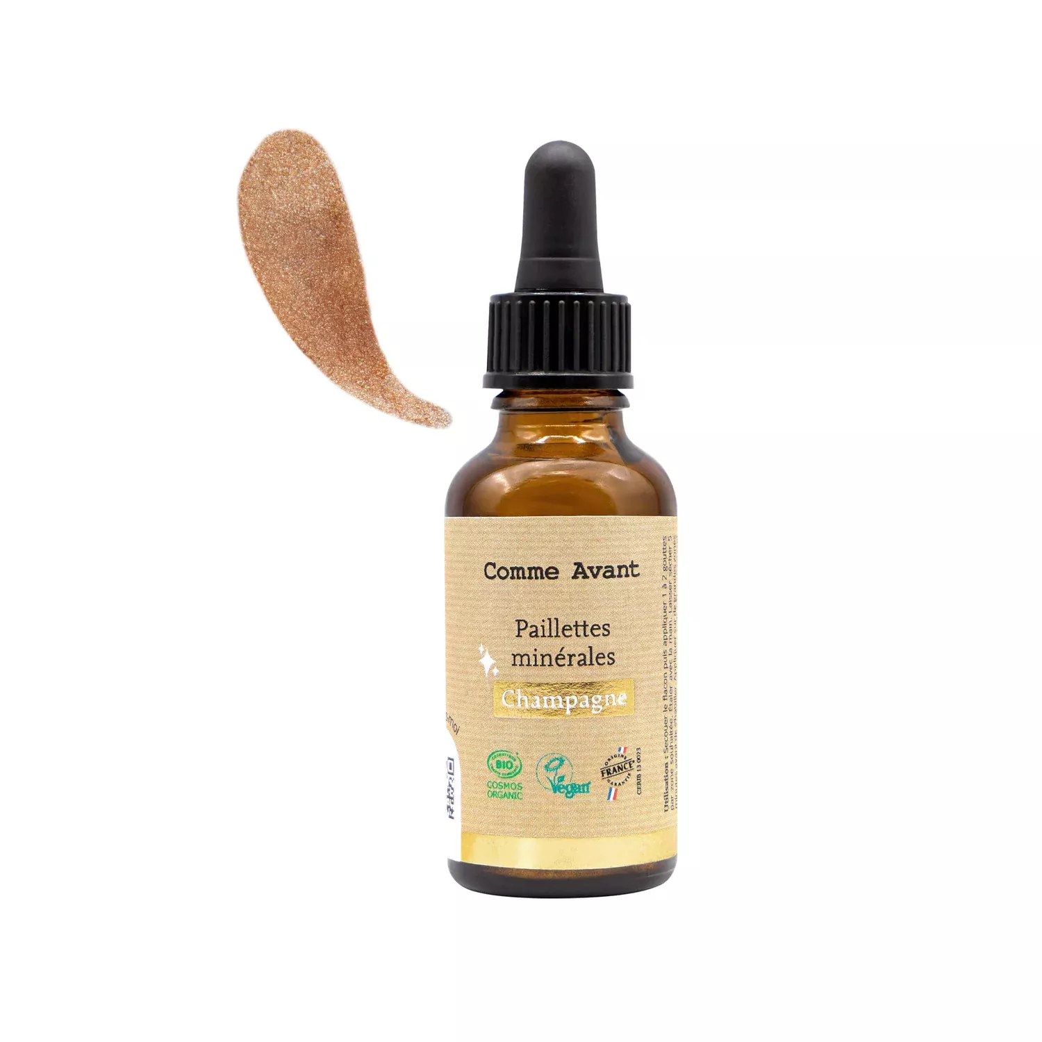 Paillettes minérales - Champagne - 30ml