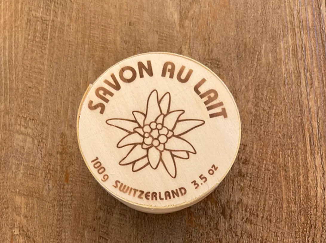 Savon au lait motif " Edelweiss " - 100g