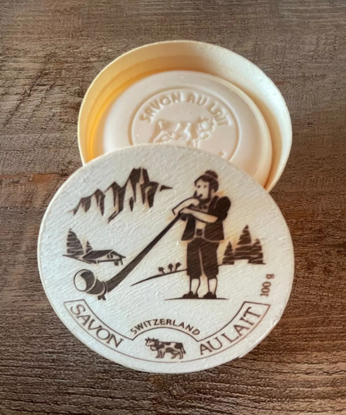 Savon au lait motif " Cor des Alpes " - 100gr