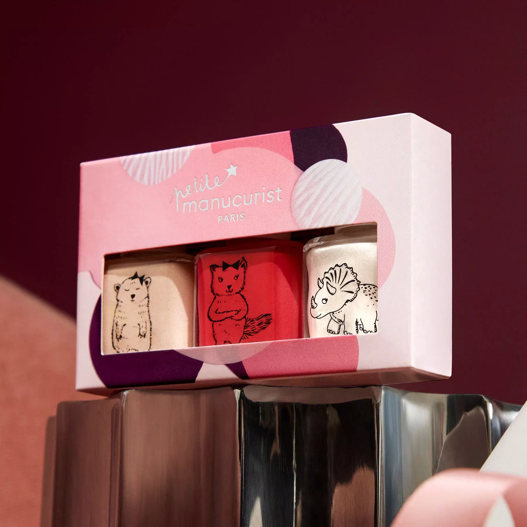 Coffret 3 vernis enfants